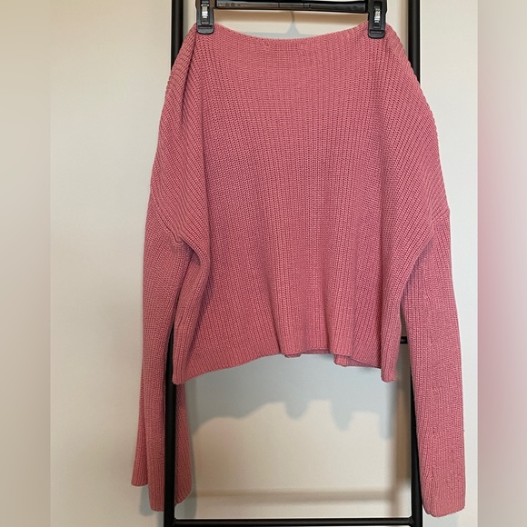 NA KD Pink Bell Arm Sweater - Picture 5 of 5